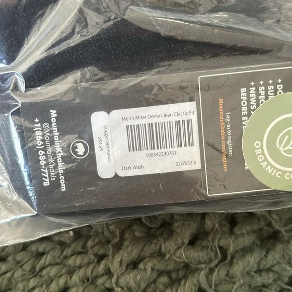 Mountain Khakis miter Denim jeans pants 32x32 NWT - Picture 2 of 4